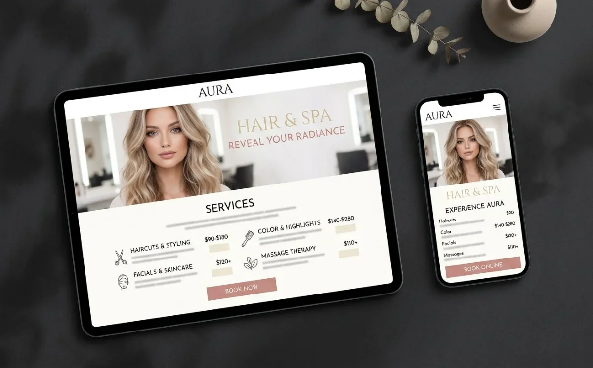 Beauty Salon Website